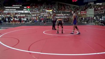 132 lbs Champ. Round 1 - Owen Suttles, Winfield vs Nathan Schroeder, Colby Hs