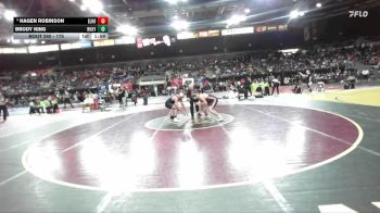175 lbs Champ. Round 1 - Brody King, Rocky Mountain vs Hagen Robinson, Elko