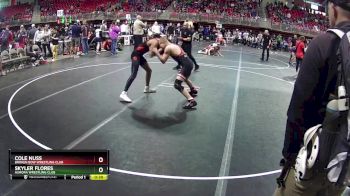 132 lbs Champ. Round 1 - Cole Nuss, Broken Bow Wrestling Club vs Skyler Flores, Aurora Wrestling Club