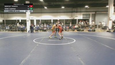 90 lbs Consi Of 16 #2 - Bentley Thoryk, OH vs Gene Carpino, PA