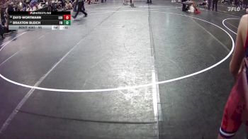 95 lbs Champ. Round 1 - Braxton Bleich, Fairbury Matmen vs Zayd Wortmann, League Of Heroes