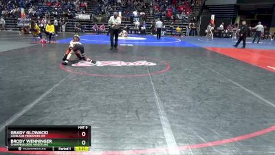 64 lbs Cons. Round 3 - Brody Wenninger, Champbuilders Wrestling vs Grady Glowacki, Lakeland Predators WC