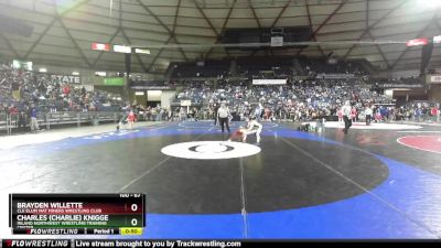 67 lbs Cons. Round 7 - Charles (Charlie) Knigge, Inland Northwest Wrestling Training Center vs Brayden Willette, Cle Elum Mat Miners Wrestling Club