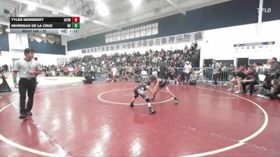 70 lbs Quarterfinal - Tyler Newberry, San Clemente Youth Wrestling vs Nehemiah De La Cruz, Rough House