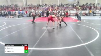 132 lbs Quarterfinal - Landon Boyd, Badlands WC vs Gavin Handy, Grindhouse Wrestling Club