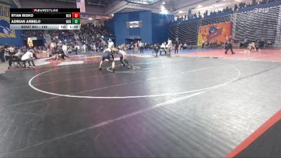 144 lbs Champ. Round 2 - Ryan Risko, Newark Charter vs Adrian Arbelo, St Augustine