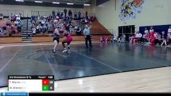 190 lbs 2nd Wrestleback (8 Team) - Wyatt Greene, Brantley County HS vs Tank Morris, Toombs County