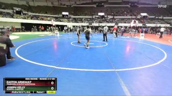 Rookie 3-5 105 Semifinal - Easton Arneault, Poquoson Athletic Association vs Joseph Kelly, Norfolk Christian