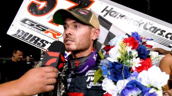 Kyle Larson Breaks Down Contact With Ryan Timms After Osky Front Row Challenge Win