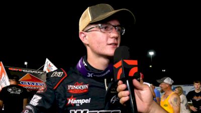Ryan Timms Gives His Thoughts After Contact With Kyle Larson Battling For Osky Challenge Win