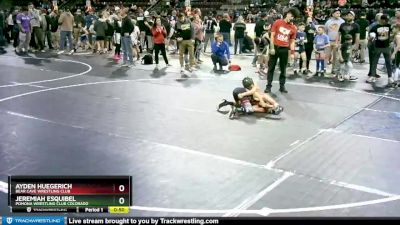 63 lbs Cons. Round 3 - Ayden Huegerich, Bear Cave Wrestling Club vs Jeremiah Esquibel, Pomona Wrestling Club Colorado