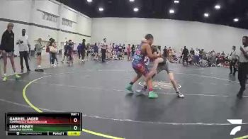 85-96 lbs Round 2 - Liam Finney, Carolina Reapers vs Gabriel Jager, Summerville Takedown Club