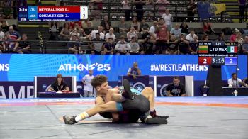 60 kg Qualif. - Emilis Neverauskas, Lithuania vs Zeus Gonzalez Gonzalez, Mexico