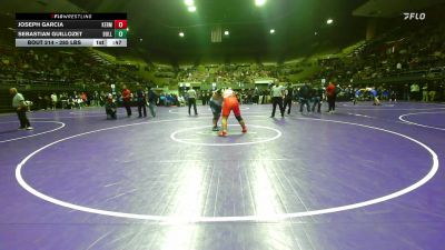 285 lbs Round Of 32 - Joseph Garcia, Kerman vs Sebastian Guillozet, Bullard