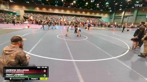 54-58 lbs Round 3 - Jameson Willaman, Nevada Elite Wrestling vs Trent Lambert, Greenwave Youth Wrestling