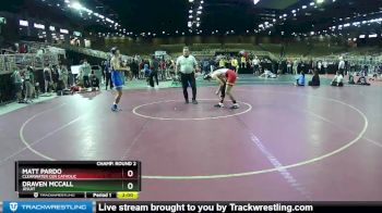 138 lbs Champ. Round 2 - MATT PARDO, Clearwater Cen Catholic vs Draven McCall, Jesuit