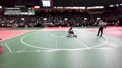 138 lbs Cons. Round 2 - Cameron Mason, WBR2 vs Cameron Stoke, MTA2