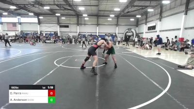190 lbs Semifinal - Dante Parra, Manu WC vs Alexander Anderson, Show Low