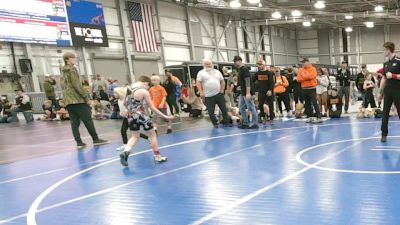 78 lbs Quarters - Redek Voss, Roseburg Mat Club /Umpqua Valley Wrestling Associaction vs Easton Morgan, Silver Valley Wrestling Club