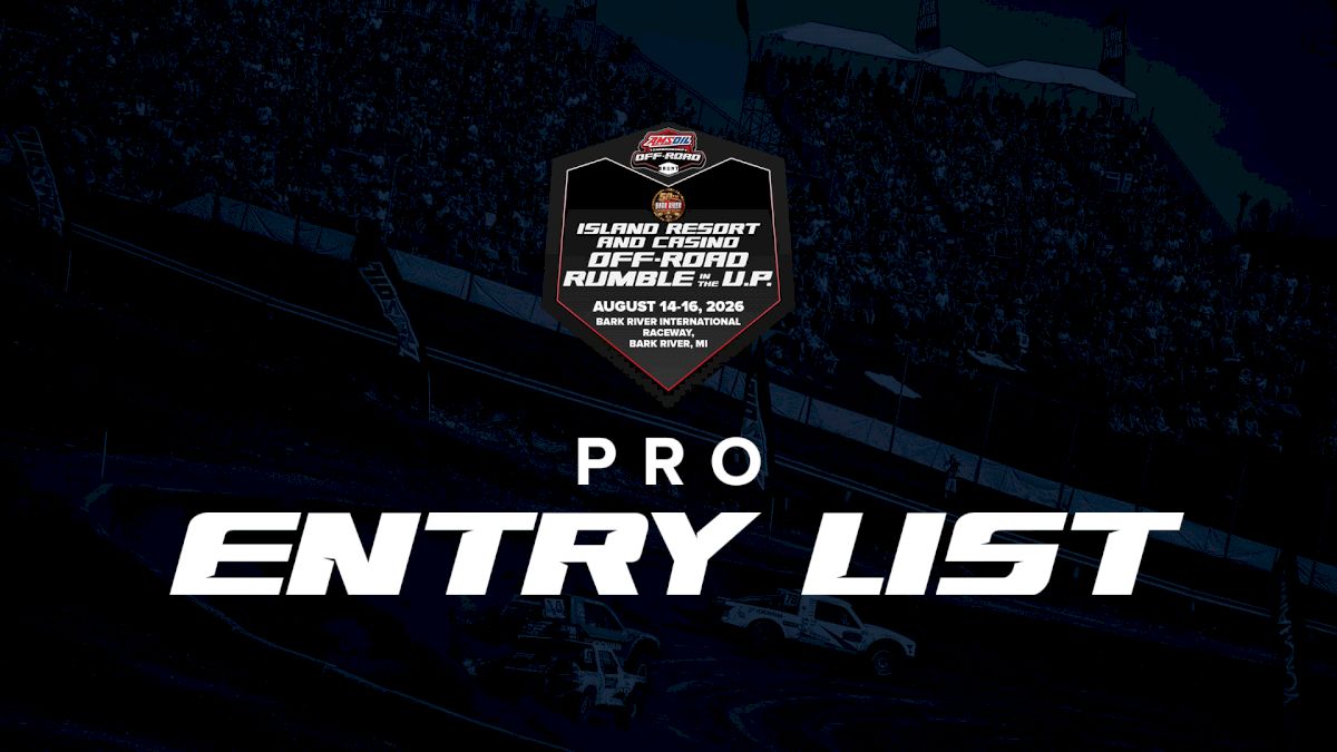 Entry List: AMSOIL Champ Off-Road At Bark River 2026