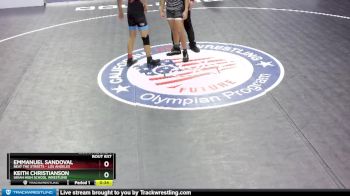 138 lbs Cons. Round 4 - Keith Christianson, Ukiah High School Wrestling vs Emmanuel Sandoval, Beat The Streets - Los Angeles