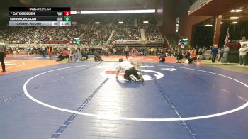 100 lbs Champ. Round 1 - Caydee Eden, Powell vs Erin McMullan, Green River