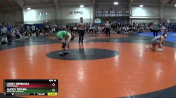 140 lbs Champ. Round 2 - Alexis Timura, Highland (Medina) vs Josey Mendoza, Gibsonburg