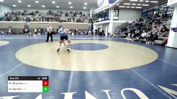 165 lbs Quarterfinal - Max Brignola, Unattached- Lehigh vs Wesley Barnes, Clarion