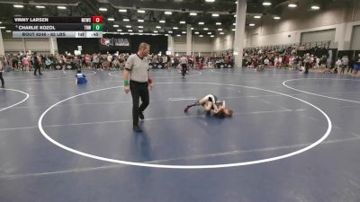 63 lbs Quarters - Charlie Kozol, The Best Wrestler vs Vinny Larsen, MN Elite Wrestling Club