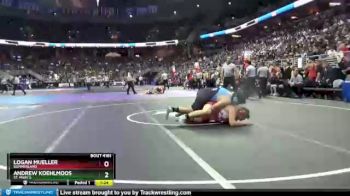 Champ. Round 1 - Logan Mueller, Summerland vs Andrew Koehlmoos, St. Mary`s