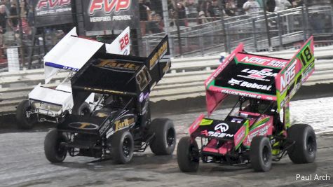 Sheldon Haudenschild Steals Wednesday Knoxville Nationals Prelim