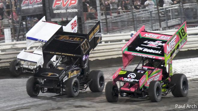 Sheldon Haudenschild Steals Wednesday Knoxville Nationals Prelim