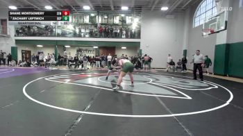 215 lbs Quarterfinal - Zachary Leftwich, Benedictine College Prep vs Shane Montgomery, St. Mark`s