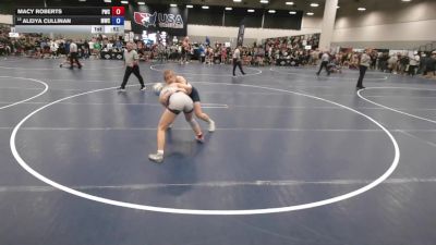 135 lbs Cons. Rd Of 16 - Aleiya Cullinan, MATPAC Wrestling Club vs Macy Roberts, Pinnacle Wrestling Club