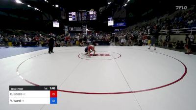 100 lbs Cons 16 #1 - Carter Booze, NE vs Van Ward, PA