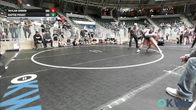 92 lbs Rr Rnd 3 - Taylan Green, NW Girls vs Hattie Foust, SW Girls