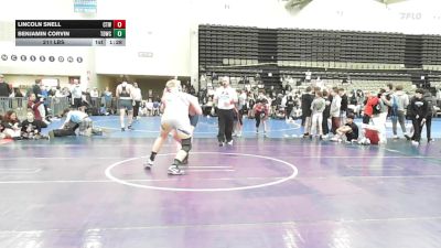 211 lbs Semifinal - Lincoln Snell, CTWHALE Orca - MSE vs Benjamin Corvin, TDWC Maniacs - MSE