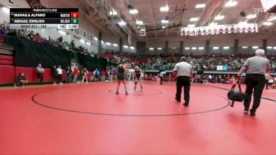 152 lbs Champ. Round 1 - Abigail English, Northwest Nelson vs Makaila Alfaro, Arlington Martin