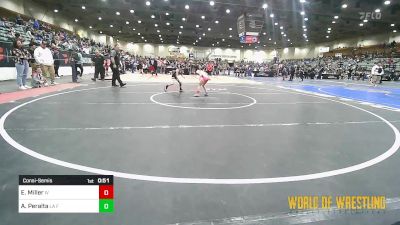 50 lbs Consolation - Esme Miller, Illinois Valley Youth Wrestling vs Anaiah Peralta, LA FAMILIA NEW MEXICO