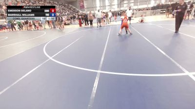 105-110 lbs Champ. Round 3 - Emerson Delano, Sons & Daughters Wrestling Club vs Marshall Williams, Viper Wrestling Club