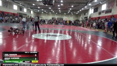 55 lbs Round 3 - Joel Manson, Summit Wrestling Academy vs Brekk Huebner, MAHACA