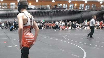 96 lbs Round 6 (8 Team) - Kevin Kirk, Crossroads Wrestling vs Kyndall Kloepping, NC Legend
