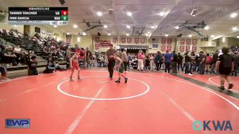 61 lbs Consolation - Iver Garcia, Wagoner Takedown Club vs Tanner Thacker, Van Buren Matdawgs