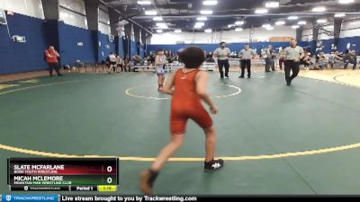 76-84 lbs Round 3 - Slate McFarlane, Boise Youth Wrestling vs Micah Mclemore, Mountain Man Wrestling Club