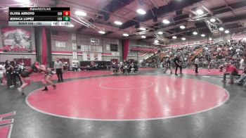 130 lbs Champ. Round 2 - Jessica Lopez, Eisenhower vs Olivia Arroyo, Corona