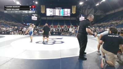 120 lbs Champ. Rd Of 16 - Xavier Seabury, New York vs Owen Williams, Idaho