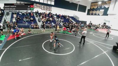 82 lbs Cons. Semi - Gavin Miller, Rancho Bernardo WC vs Brady Garcia, Mantanona TC