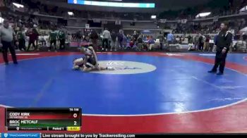 7 lbs Semifinal - Cody Kirk, Enterprise HS vs Broc Metcalf, Hoover