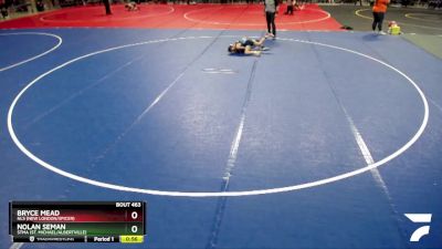 108 lbs Quarterfinal - Nolan Seman, STMA (St. Michael/Albertville) vs Bryce Mead, NLS (New London/Spicer)