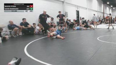 130 lbs Rr Rnd 3 - Mason Pitzen, Ohio Hammers - BK8E vs Gavin Rodriguez, Team Gotcha - BK8E